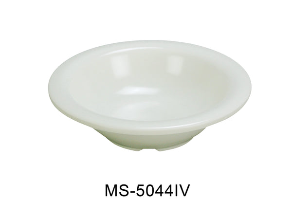 Yanco Milestone Melamine 4 3/4" SALAD BOWL - 4.5 OZ IVORY