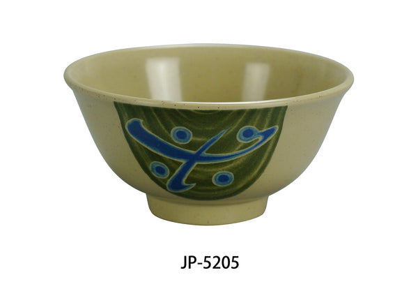 Yanco Japanese Melamine 5 1/2" RICE BOWL 14 OZ