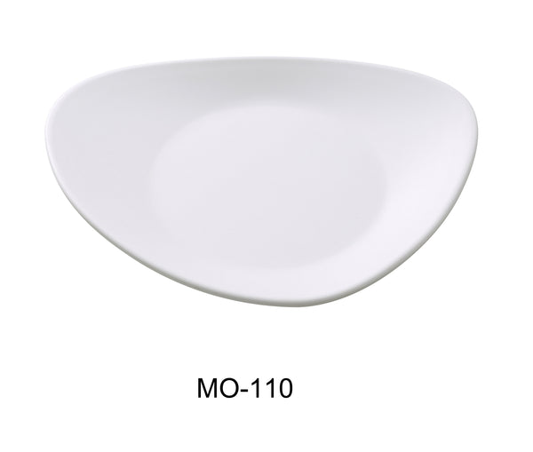 Yanco Moderne Melamine 10 1/2" X 9" TRIANGLE PLATE