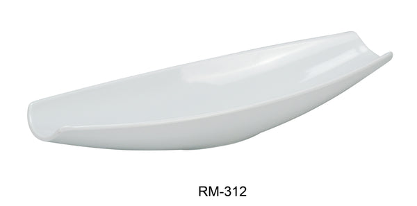 Yanco Rome Melamine 12 1/2" X 3 3/4" BOAT PLATE