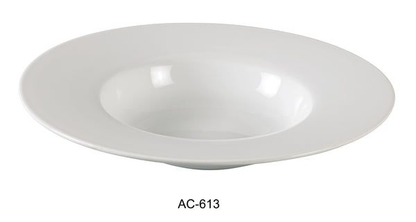 Yanco Abco Chinaware 13 1/2" DESSERT PLATE 2 1/2" DEEP 22 OZ