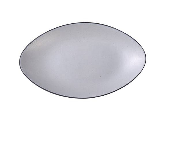 Yanco Birmingham Melamine 13 1/2" X 8 1/2" X 1 3/4" DEEP OVAL PLATE