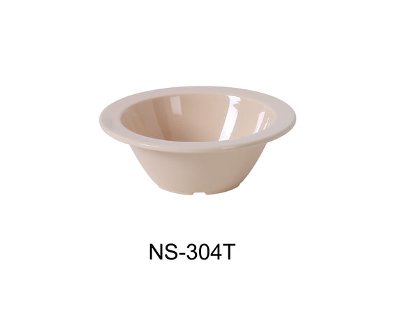 Yanco Nessico Melamine 4 3/4" FRUIT BOWL 5 OZ TAN