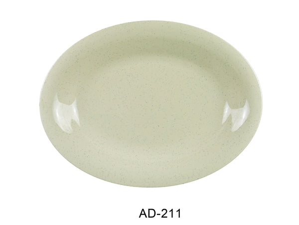 Yanco Ardis Melamine 11 1/2" X 8" OVAL PLATTER