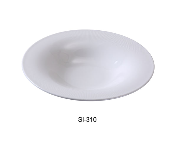 Yanco Siena Chinaware 10 1/2" X 1 3/4" PASTA/SALAD BOWL 12 OZ