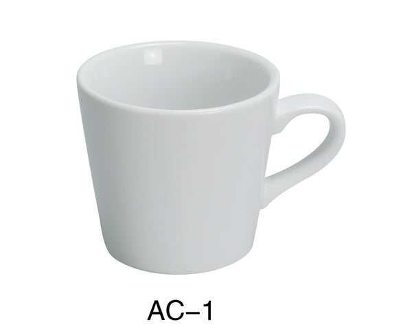 Yanco Abco Chinaware 3 1/4" X 3"H TALL CUP 7 OZ