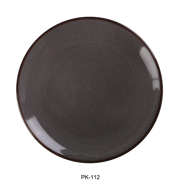 Yanco Peacock Chinaware 12-1/4" X 1-1/8" COUPE PLATE