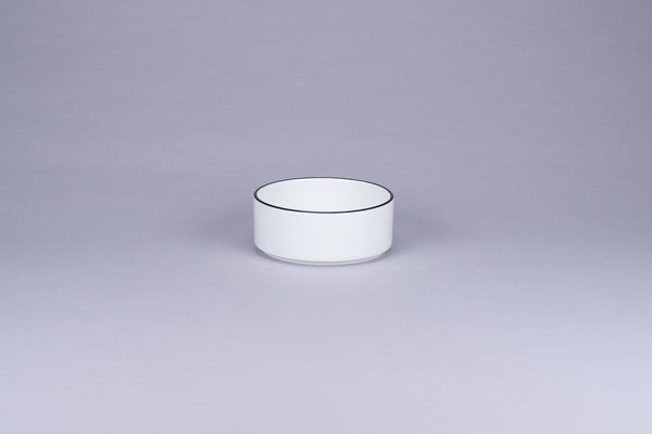 RIMZ FLAT COUPE PLATE WITH BLACK RIM, 11.4"D