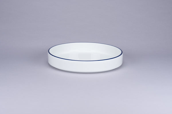 RIMZ STACKABLE BOWL WITH BLACK RIM,  6.3"D, 31.2 OZ