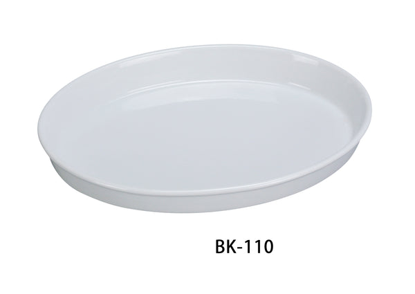 Yanco Accessories Chinaware 9" X 13" X 2" OVAL DEEP PLATE