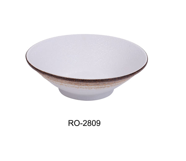 Yanco Rockeye-2 Chinaware 9" X 2 3/4" RAMEN BOWL 27 OZ