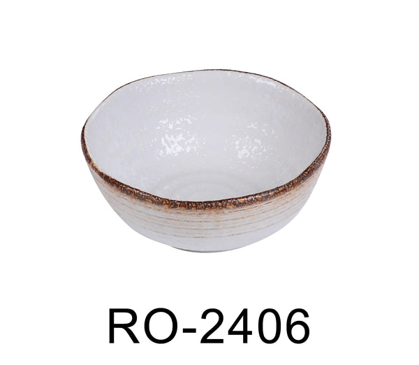 Yanco Rockeye-2 Chinaware 5 1/2" X 2 1/4" NAPPIE BOWL 14 OZ