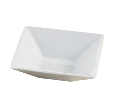 Yanco Main Land Chinaware 7" X 2" SQUARE BOWL 18 OZ