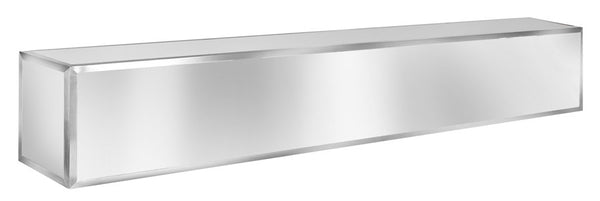 Hub Buffet Bar Counter, 66-5/8” x 11-1/4” x 11-7/8”H, removable, brushed stainless steel, stainless steel edge