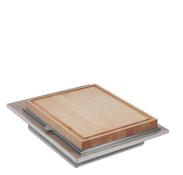 Hub Buffet Butcher Block Tile, 31-7/16" x 22-1/4" overall