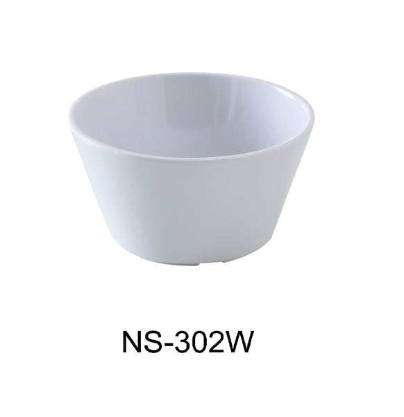 Yanco Nessico Melamine 3 7/8" X 2" BOUILLON CUP 8 OZ WHITE