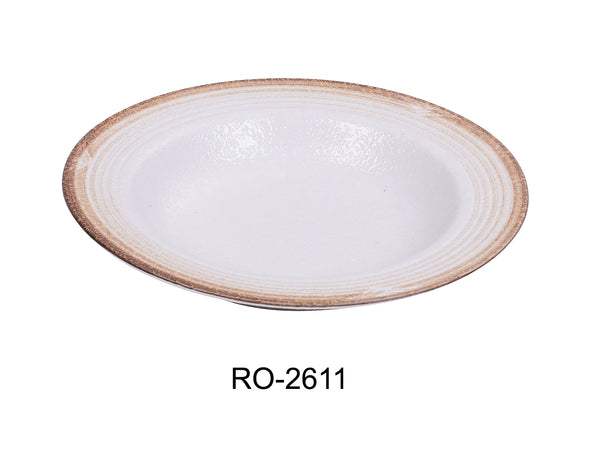 Yanco Rockeye-2 Chinaware 11" X 8" X 1 3/4" PASTA BOWL 16 OZ