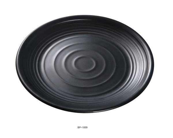 Yanco Black Pearl Melamine 9" ROUND PLATE