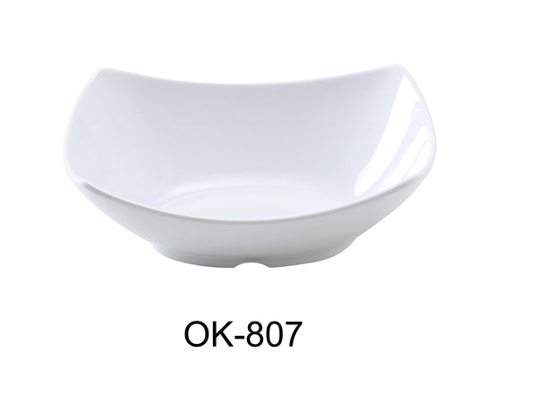 Yanco Osaka Melamine 6 3/4"X5 1/8"X2" RECTANGULAR BOWL 12 OZ