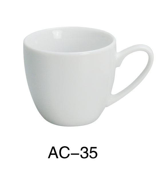 Yanco Abco Chinaware 2 1/2" ESPRESSO CUP 3.5 OZ