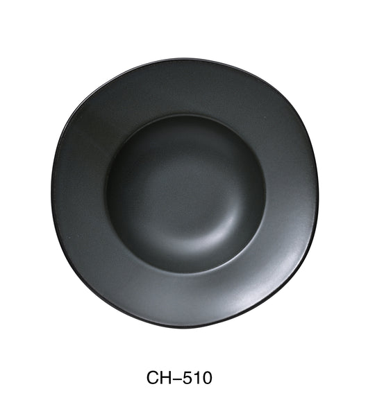 Yanco Champs Chinaware 10 3/4" X 1 3/4"H PASTA PLATE 12 OZ