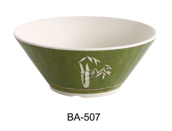 Yanco Bamboo Style Melamine 7" SALAD BOWL 32 OZ