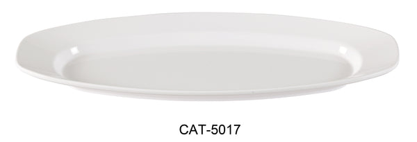 Yanco Catering Melamine 16 1/2" x 7" PLATTER