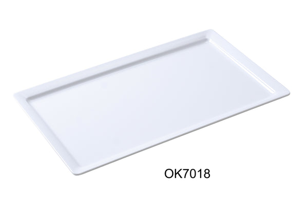 Yanco Osaka Melamine 18" X 12" RECTANGULAR DISPLAY PLATE