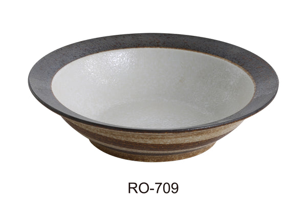 Yanco Rockeye Chinaware 9" RIM BOWL 24 OZ