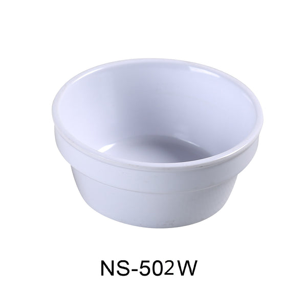 Yanco Nessico Melamine 2 7/8" X 1 1/4" SAUCE CUP/RAMEKIN 2.5 OZ WHITE