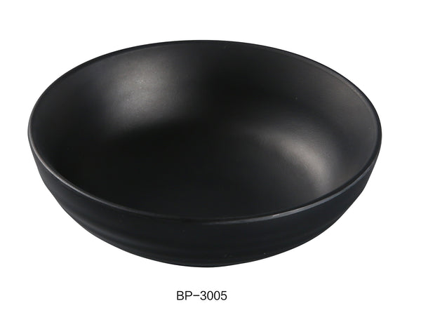 Yanco Black Pearl Melamine 5" X 1 1'2" SALAD BOWL 8 OZ