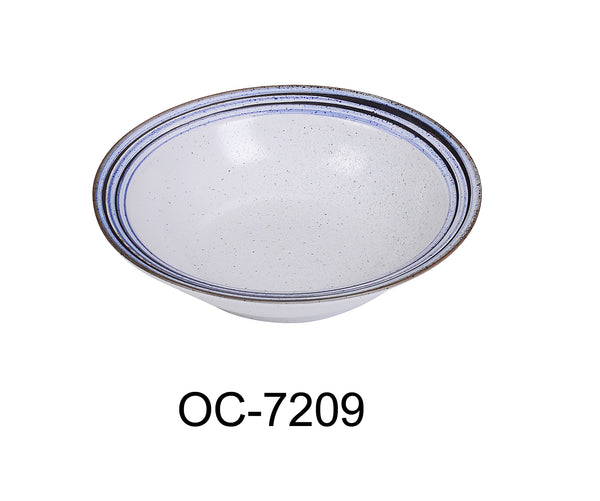 Yanco Ocean Chinaware 9" X 2 1/2"H RIM BOWL 24 OZ