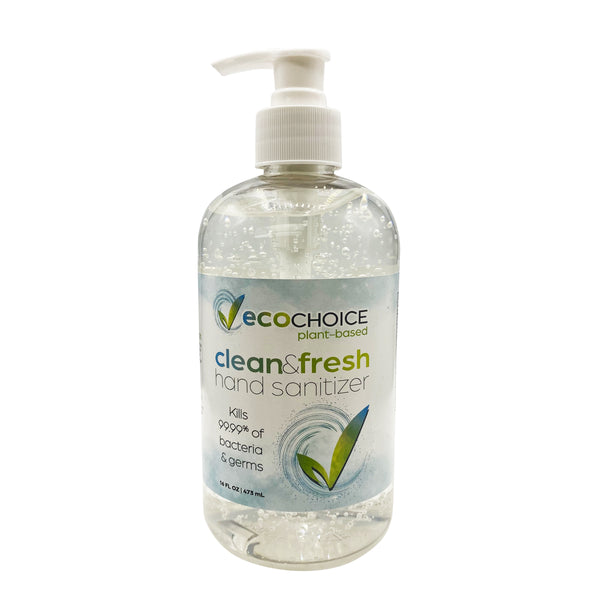 16 oz EcoChoice Hand Sanitizer Clean & Fresh 8/cs