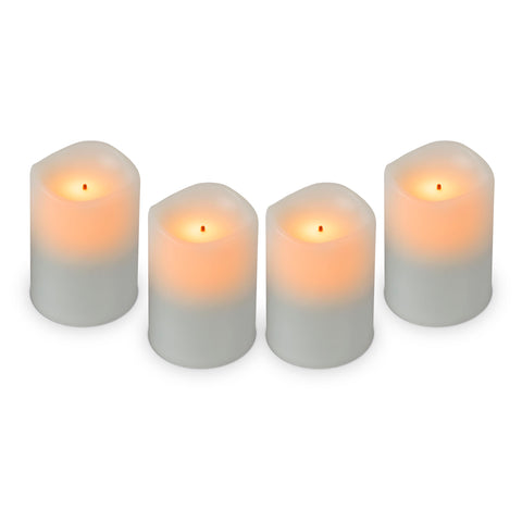 Rechargeable Candle Set 2.0T Amber Votive 4pk_0