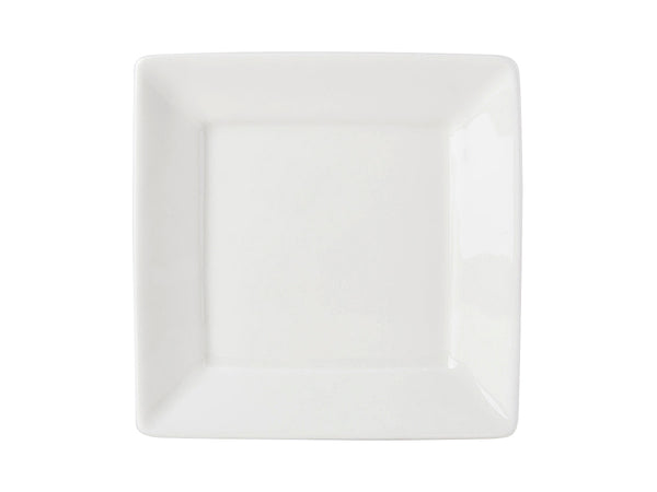 Tuxton Square Plate 6" Napa Pearl White