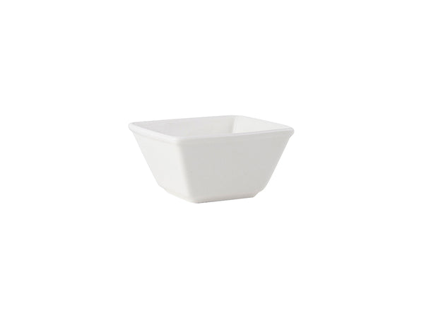 Tuxton Square Square Bowl 4" Napa Pearl White