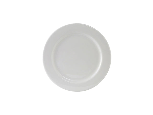 Tuxton Round Plate 5 ½" Alaska Porcelain White Rolled Edge