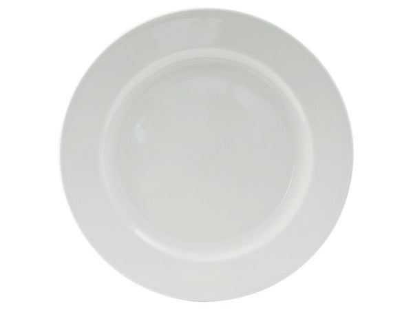 Tuxton Round Plate 11" Alaska Porcelain White Rolled Edge