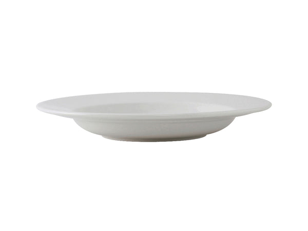 Tuxton Round Pasta Bowl 12" x 1 ½" Alaska & Colorado Porcelain White