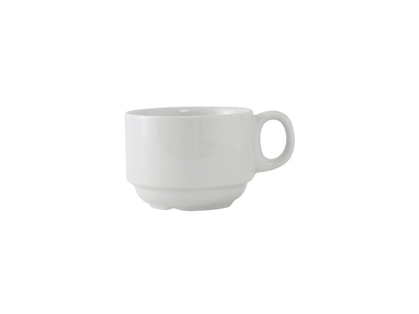 Tuxton Round Cups 4 ½" x 3 ¼" x 2 ½" Alaska & Colorado Porcelain White_0