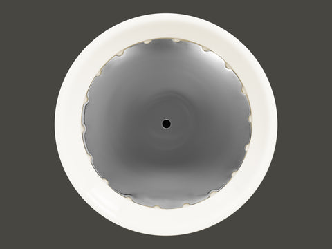 ROUND DEEP PLATTER - AMAZE, 12.8"D, IVORIS_3