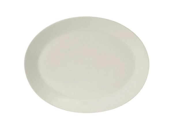 Tuxton Oval Platter Platter 11 ⅛" x 8 ⅝" Modena Pearl White_0