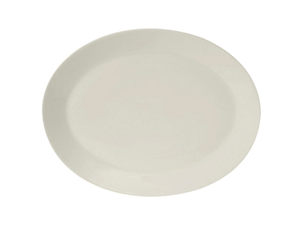 Tuxton Oval Platter Platter 11 ⅛" x 8 ⅝" Modena Pearl White