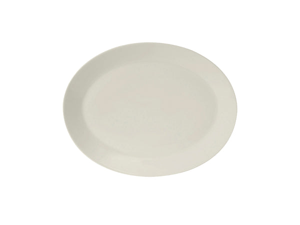 Tuxton Oval Platter Platter 8 ⅛" x  6 ½" Modena Pearl White_0