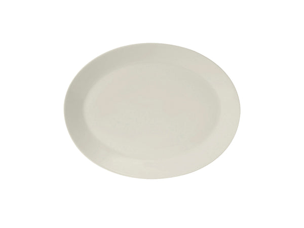 Tuxton Oval Platter Platter 8 ⅛" x  6 ½" Modena Pearl White