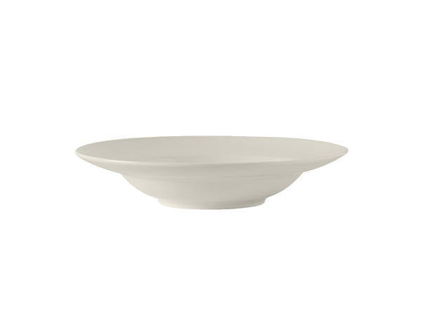 Tuxton Rim Soup Bowl 9 ½" x 2" Modena Pearl White