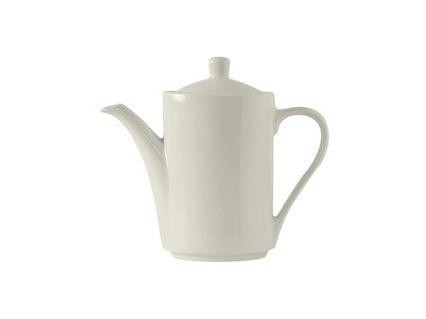 Tuxton Coffee/Tea Pot with Lid Coffee/Tea Pot with Lid 7" x 6" Modena Pearl White_0