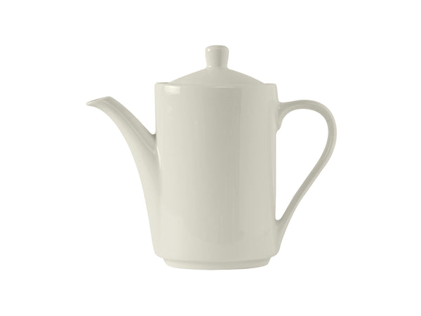 Tuxton Coffee/Tea Pot with Lid Coffee/Tea Pot with Lid 8 ½" x 7 ½" Modena Pearl White_0