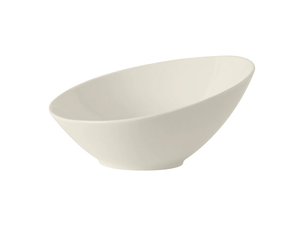 Tuxton Slant Bowl 10" x 9 ⅞" x 4 ⅞" AlumaTux Pearl White_0