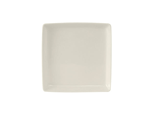 Tuxton Square Plate 5 ⅝" AlumaTux Pearl White